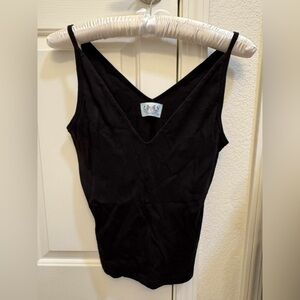 Juicy Couture Black Sleeveless VELVET TOP/NWOT/Never worn